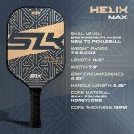 SLK Helix Pro Pickleball Paddle - Gold Maze