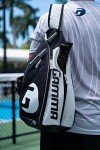 GAMMA Adjustable Pickleball Sling Bag - Black/Gray