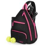 AEROBIX Stylish Pink Pickleball Backpack Bag