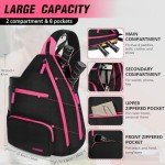 AEROBIX Stylish Pink Pickleball Backpack Bag