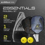 JOOLA Essentials Pickleball Set with 2 Paddles, Balls