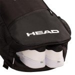 HEAD Tour Pickleball Backpack - Black/White 22L