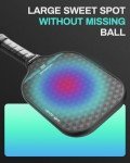 VINSGUIR Elongated Carbon Fiber Pickleball Paddle