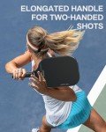 VINSGUIR Elongated Carbon Fiber Pickleball Paddle