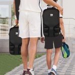 Adjustable Pickleball Sling Bag for Paddles and Balls
