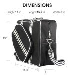 Insulated Pickleball Tote Bag with Shoe Pouch
