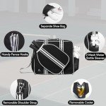 Insulated Pickleball Tote Bag with Shoe Pouch