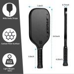 XS XSPAK Carbon Fiber Pickleball Paddle with Grip