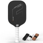 Pickleball Paddle with Raw Carbon Fiber Surface