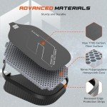 Pickleball Paddle with Raw Carbon Fiber Surface