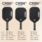 CRBN 3X Power Series Carbon Fiber Pickleball Paddle