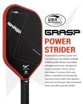 Raw T700 Carbon Fiber Pickleball Paddle - Red
