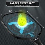 OMDEX V5 Carbon Fiber Pickleball Paddle Set