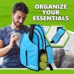 BSLN Adjustable Pickleball Sling Bag with Hook
