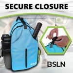 BSLN Adjustable Pickleball Sling Bag with Hook