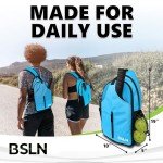 BSLN Adjustable Pickleball Sling Bag with Hook