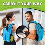 BSLN Adjustable Pickleball Sling Bag with Hook