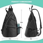 Versatile Pickleball Backpack with Water Bottle Pocket