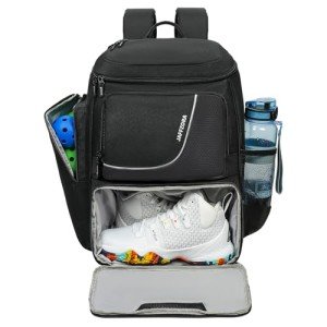 Jaffzora Pickleball Paddle Bag with Shoe Compartment