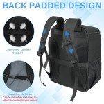 Jaffzora Pickleball Paddle Bag with Shoe Compartment