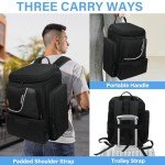 Jaffzora Pickleball Paddle Bag with Shoe Compartment
