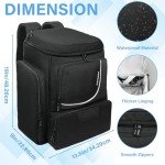 Jaffzora Pickleball Paddle Bag with Shoe Compartment