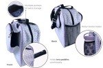 Thorza Purple Pickleball Bag with Paddle Holder