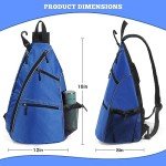 Versatile Pickleball Backpack with Water Bottle Pocket