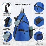 Versatile Pickleball Backpack with Water Bottle Pocket
