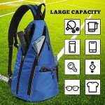 Versatile Pickleball Backpack with Water Bottle Pocket
