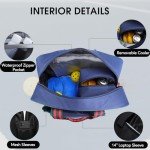 Navy Pickleball Bags with Insulated Beverage Holder