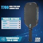 GARYE Pro-XL Carbon Fiber Pickleball Paddle Set