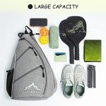 Adjustable Pickleball Backpack with Water Bottle Holder