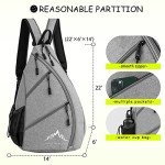 Adjustable Pickleball Backpack with Water Bottle Holder