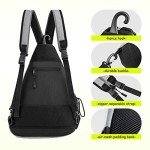 Adjustable Pickleball Backpack with Water Bottle Holder