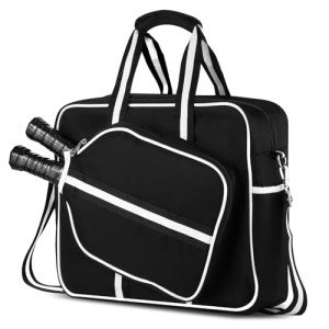 DZLION Crossbody Pickleball Tote Bag for Paddles