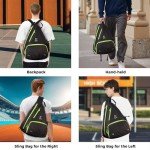 Adjustable Pickleball Backpack with Shoe Compartment
