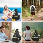 Adjustable Pickleball Backpack with Shoe Compartment