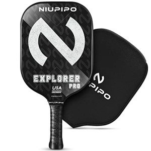 Pro Pickleball Paddle with Graphite Carbon Fiber Face