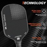 JUNDKSO USA Approved Carbon Fiber Pickleball Paddles