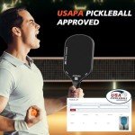 JUNDKSO USA Approved Carbon Fiber Pickleball Paddles