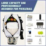 RoyalFair Pickleball Backpack with Paddle Cover