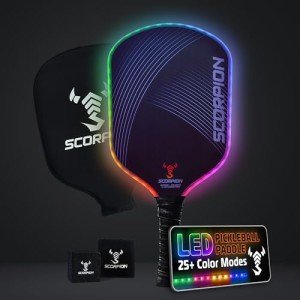 Lightweight Scorpion T700 Carbon Fiber Pickleball Paddle Set