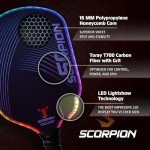 Lightweight Scorpion T700 Carbon Fiber Pickleball Paddle Set