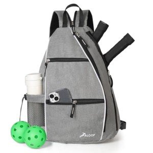 ALOOF Adjustable Pickleball Backpack with Water Bottle