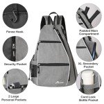 ALOOF Adjustable Pickleball Backpack with Water Bottle