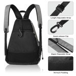 ALOOF Adjustable Pickleball Backpack with Water Bottle