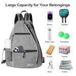 ALOOF Adjustable Pickleball Backpack with Water Bottle