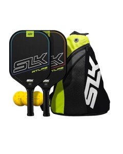 SLK Atlas Max Pickleball Paddle Set with Sling Bag