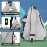 Lebenwell Adjustable Sling Pickleball Bag with Pocket